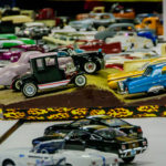 Models, diorama, scale cars, model cars, 1/8th scale, 1/24th scale, mini custom scale, show, mini drive in theater, drive in, drive-in