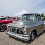lonestar round up, car show, 2016, texas, truck, clean, silver, 1957