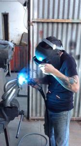 Justin Hills welding =D