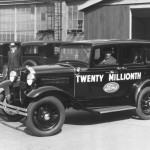 Henry Ford drives the 20 millionth car built, a 1931 Model A, off the assembly line. Photo courtesy Ford Motor Company. - See more at: http://blog.hemmings.com/index.php/2013/12/02/this-day-in-history-1927-ford-reveals-its-model-a-to-an-eager-public/#sthash.TFuh4ZbG.dpuf