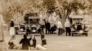 San Marino Classic, lacy park, fun, Brass era, picnic, people, vintage, sepia