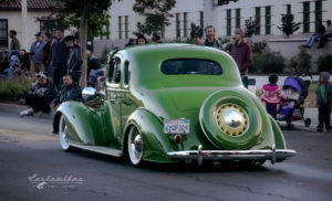 car show, West coast kustoms, cruising nationals, santa maria ca, coupe, green, 30's, 5 window, white walls tail dragger,