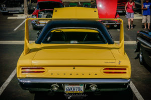 Church, car show, july, 4th, 2016, plymouth, mopar, daytona, rear view breakfast