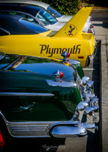 Church, car show, july, 4th, 2016, daytona, plymouth, yellow, wing, imperial, taillights,, breakfast