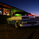 GMC, car show, slammed truck, grill, vintage bar and grill,Scotto, Scott Strickland