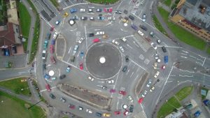 Roundabout, swindon, crazy